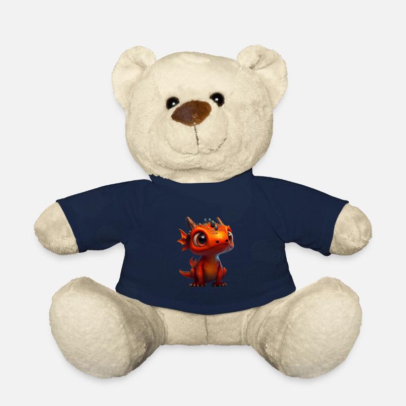Kleiner Süßer Drache 9 - Teddy - French Navy