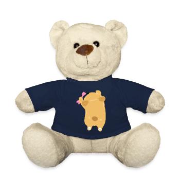 cute puppy - Teddy Bear - french navy - Front