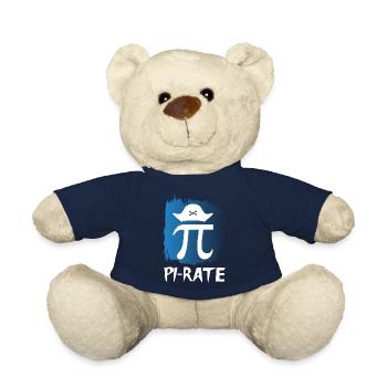 Drôle de symbole de pirate - Nounours - bleu marine - Devant