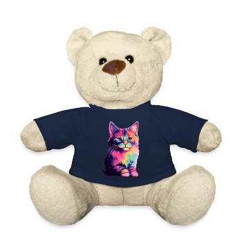 Universe Cat - Teddy Bear - french navy - Front