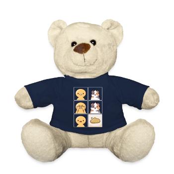 Guinea Pig Pee Design pour les propriétaires de cochons d’Inde - Nounours - bleu marine - Devant