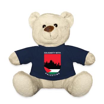 Palestine libre - Nounours - bleu marine - Devant
