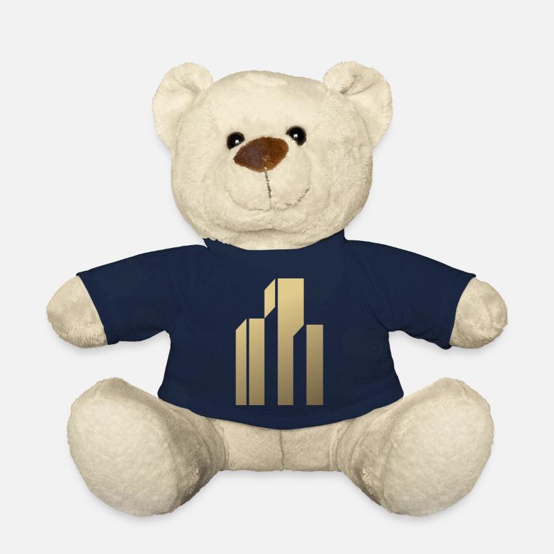 Logo de gratte-ciel - Nounours - bleu marine