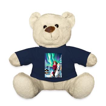 personalized design mother's gift - Teddy Bear - french navy - Front