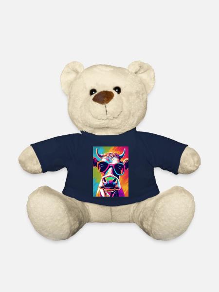 Kuh mit Brille - Teddy - French Navy