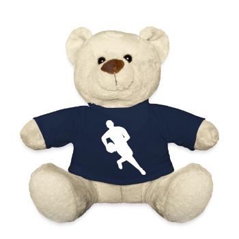 Rugby on the move - Teddy Bear - french navy - Front