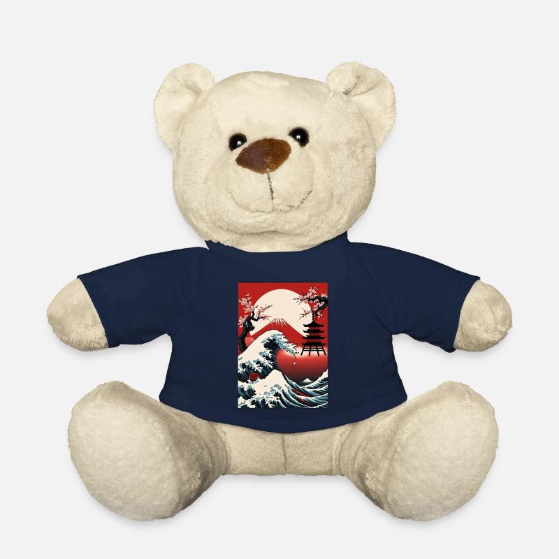 Japan Art - Nounours - bleu marine