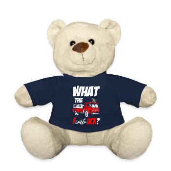 Qu’est-ce que le FiretrUCK Funny Fireman Fire Rescue - Nounours - bleu marine - Devant