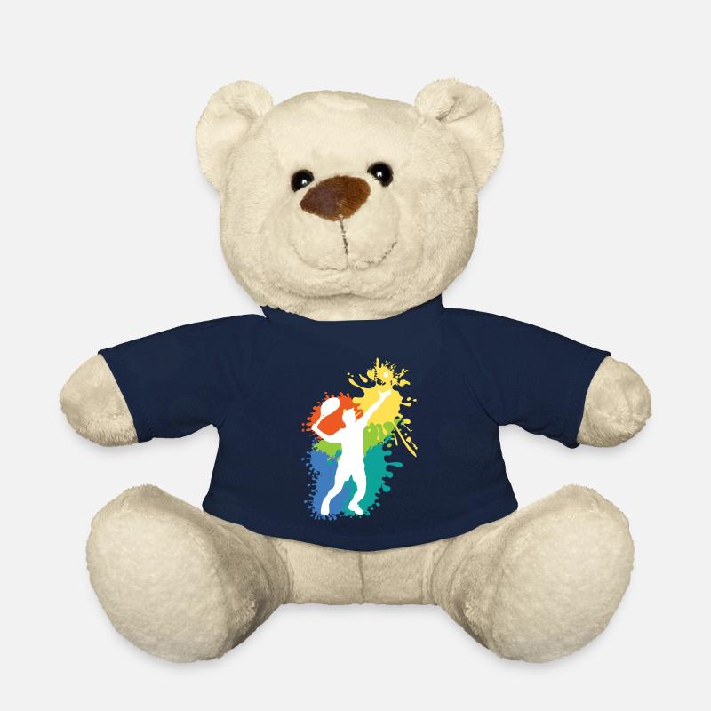 Belle idee cadeau design graphique Tennis - Nounours - bleu marine