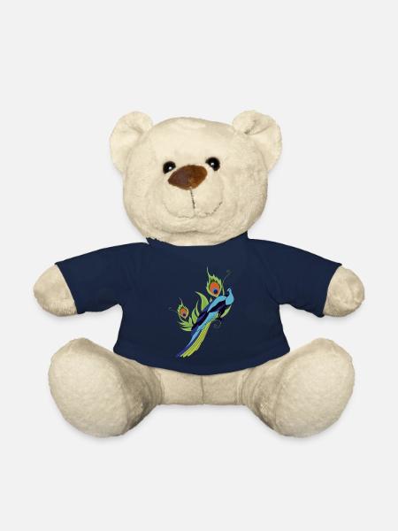 paon - Nounours - bleu marine