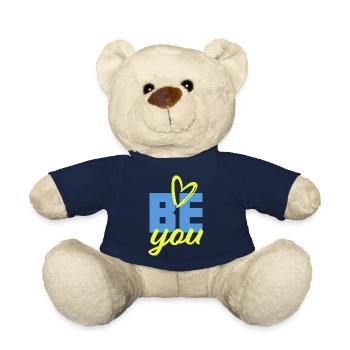 BE YOU - Selbstvertrauen Mut Kraft positiv - Teddy - French Navy - Vorne