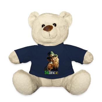 SLAINTE - SAINT PATRICK - un fheile padraig - Nounours - bleu marine - Devant