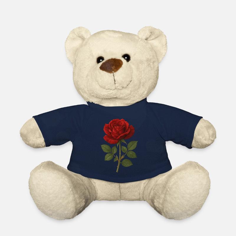 Rose - Nounours - bleu marine