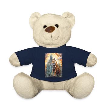 Tiger majestätisch vor Kathedrale - Teddy - French Navy - Vorne
