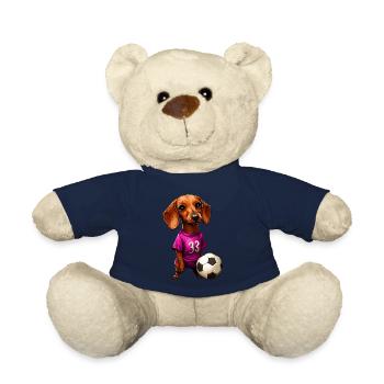 Dackel Fussball - Teddy - French Navy - Vorne
