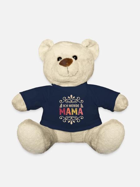Mama Familie Mamas Geschenk - Teddy - French Navy