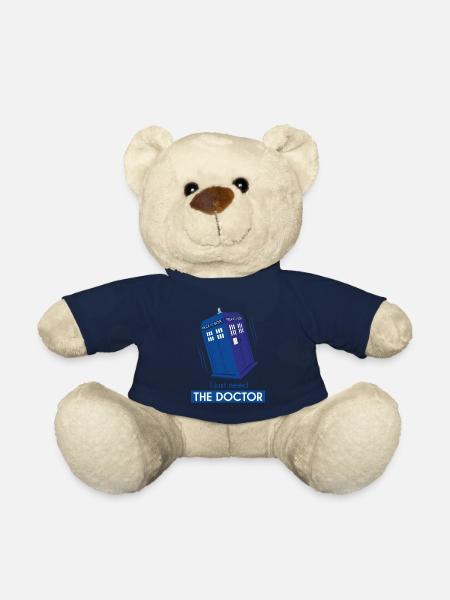 I just need the doctor -2 - Nounours - bleu marine