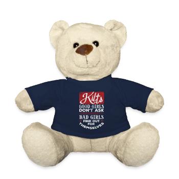 Kilts Good Girls Do Not Like Evil Girls - Teddy Bear - french navy - Front