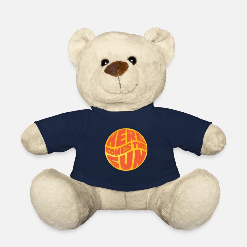 Here comes the sun, retro 70s - Teddy Bear - french navy