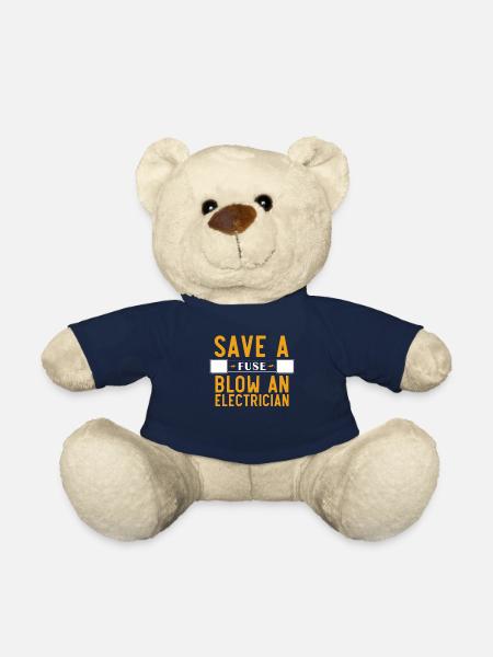 Electricians, electricians secure a fuse - Teddy Bear - french navy
