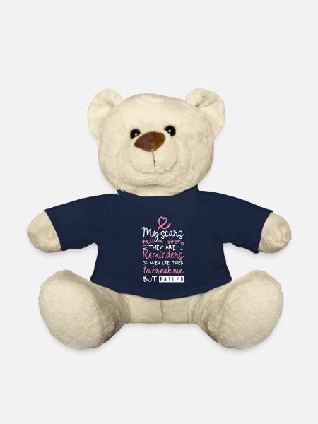 Bewusstsein Für Brustkrebs - Teddy - French Navy