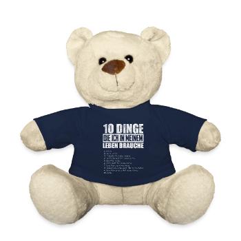 Autoliebhaber, Auto -Guy -Geschenk, Autosammler - Teddy - French Navy - Vorne