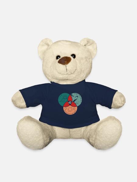 42 Univers de vie Tout - Nounours - bleu marine