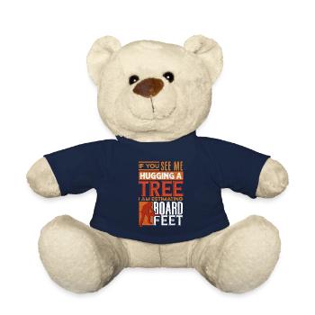 Baumumarmung, Holzbearbeitung, Holzarbeiter - Teddy - French Navy - Vorne