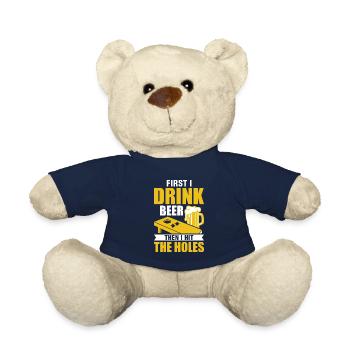 Joueurs de Cornhole - Nounours - bleu marine - Devant