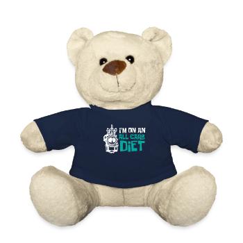 Car mechanic, mechanic, car mechanic - Teddy Bear - french navy - Front