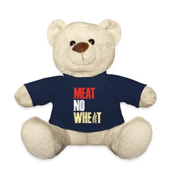 Keto diet, carbohydrate-free diet, keto - Teddy Bear - french navy - Front