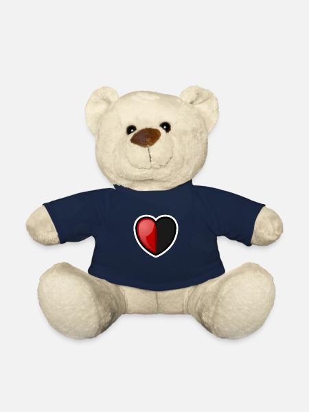 RPG Heart: Half Full - Teddy Bear - french navy