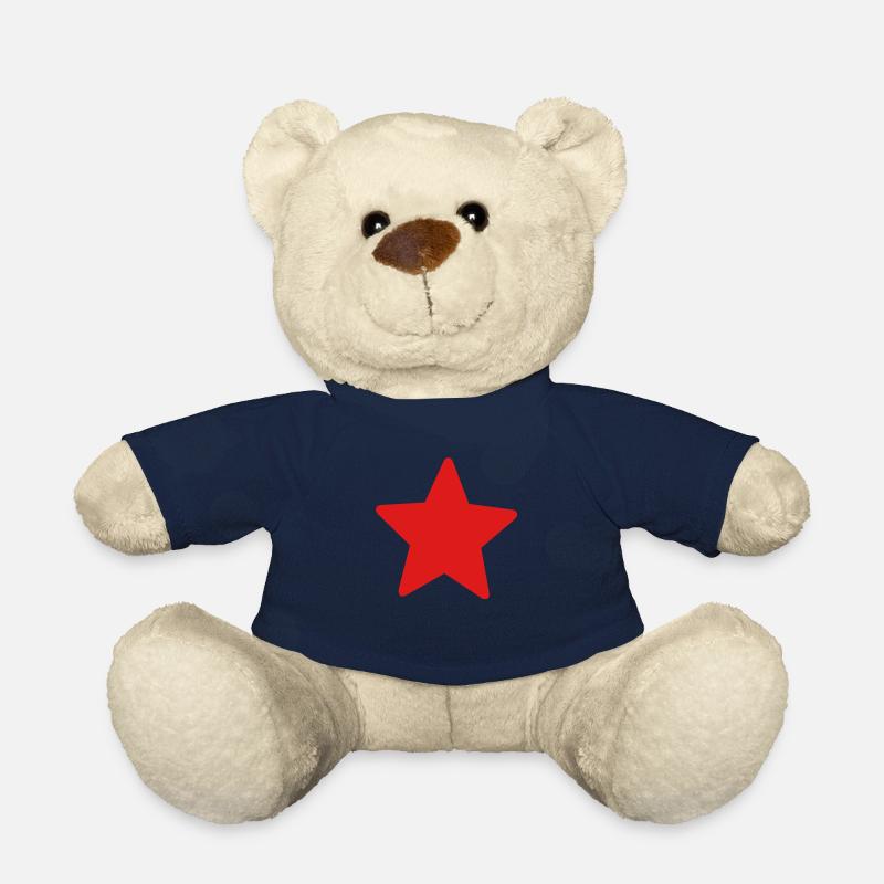 Roter Stern Geschenk Geschenkidee - Teddy - French Navy