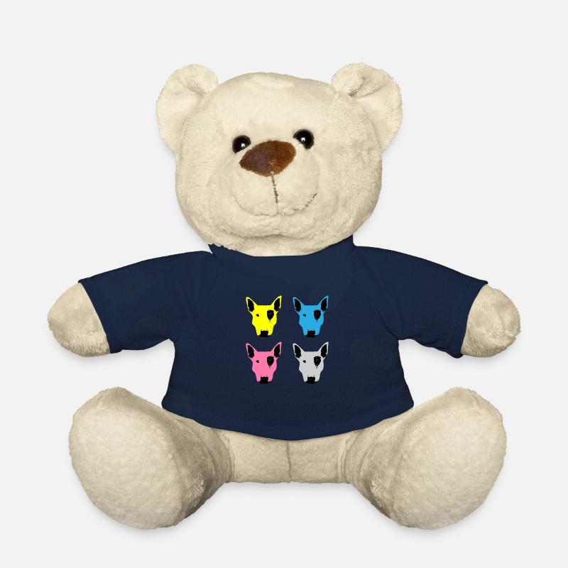 Pit Bull Bull Terrier CMYK - Teddy Bear - french navy