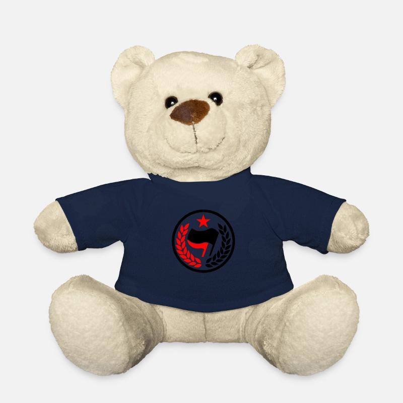 ANTIFASCHIST COMMUNIST ANTIFA FLAG RED STAR - Nounours - bleu marine