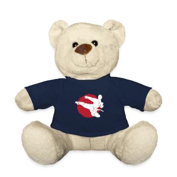 Martial arts Tae kwon do gift Taekwondo Sport - Teddy Bear - french navy - Front