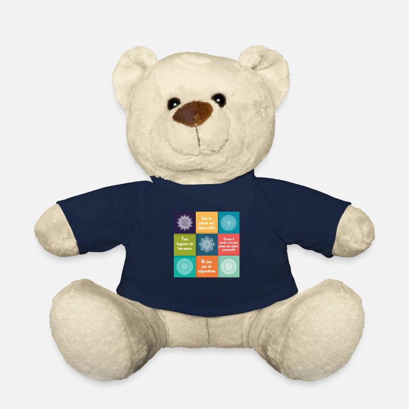 4 ACCORDS TOLTEQUES - Nounours - bleu marine
