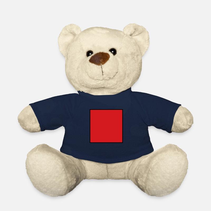 Quadrat rot - Teddy - French Navy