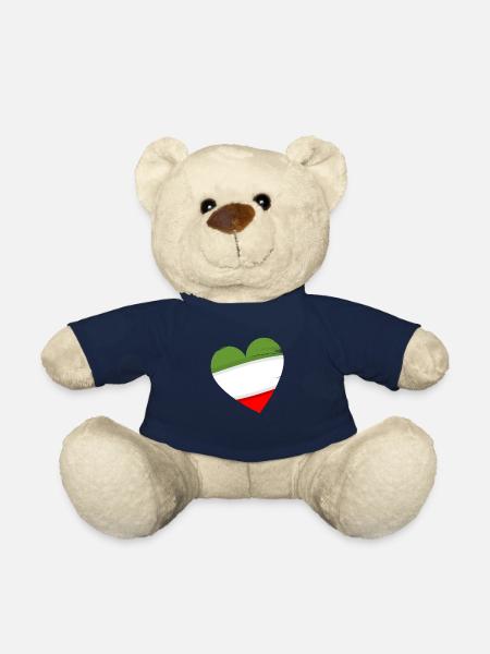 L’Italie au cœur - Nounours - bleu marine