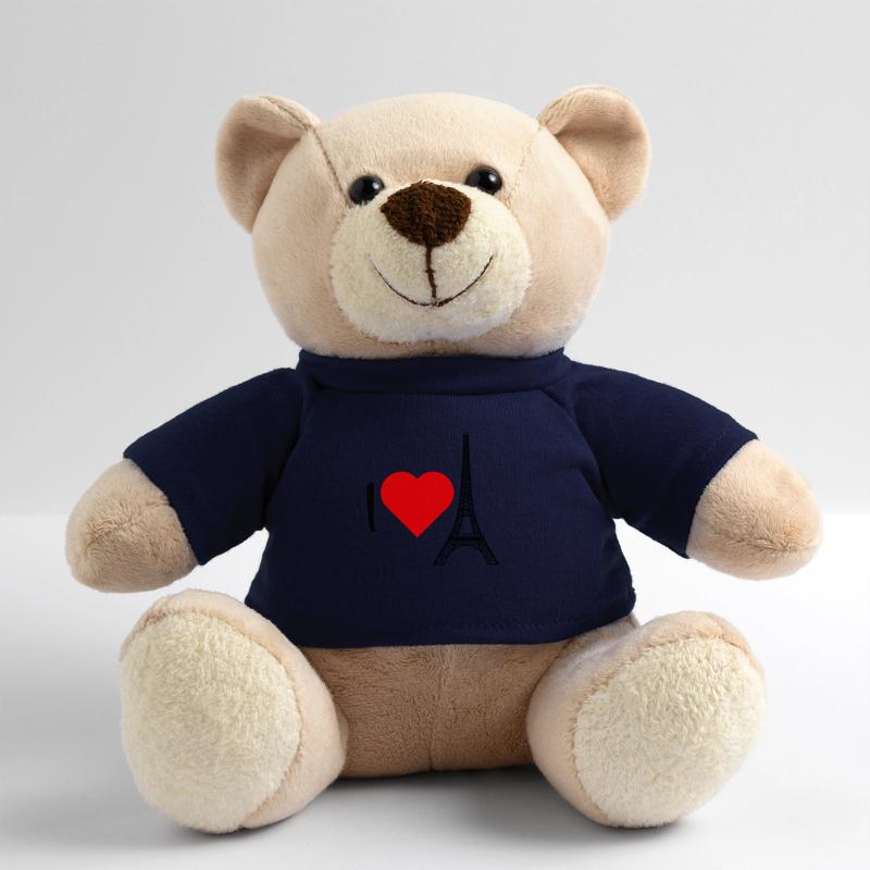 Ich liebe den Eiffelturm. Teddy