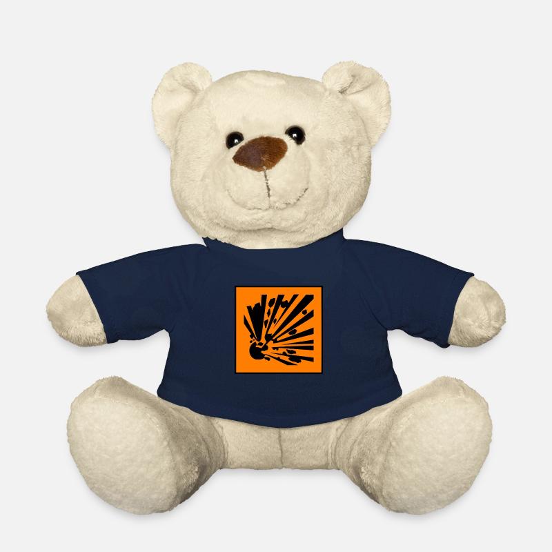 Explosief Waarschuwing, Sprengstoffwarnung - Teddy - French Navy
