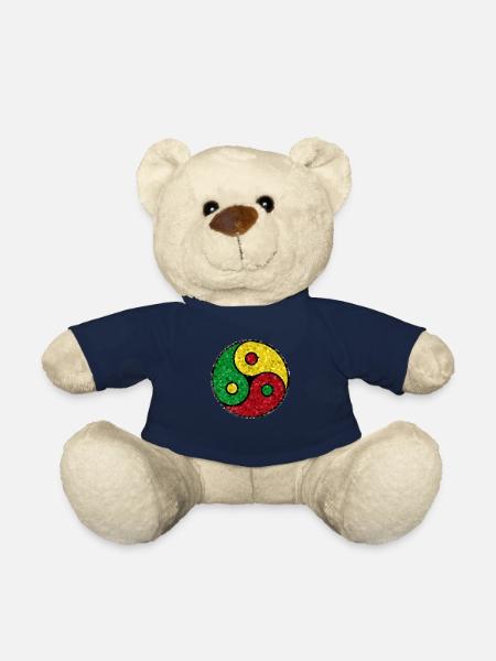 Yin Yang Rasta - Nounours - bleu marine