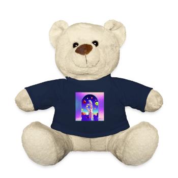 Mains - Nounours - bleu marine - Devant
