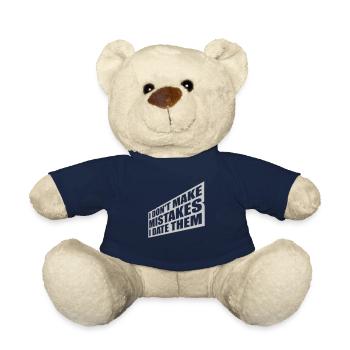 Date Mistakes Zitat Logo - Teddy - French Navy - Vorne