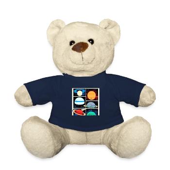 Planeten im Weltraum-Comic-Stil - Teddy - French Navy - Vorne