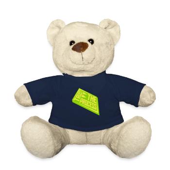 trust the process Quote - Teddy Bear - french navy - Front