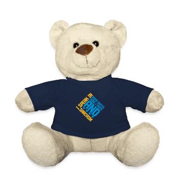 parler des paroles et du sarcasme - Nounours - bleu marine - Devant