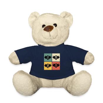 pickleball Retro Pickleball pickleball Vintage - Teddy Bear - french navy - Front