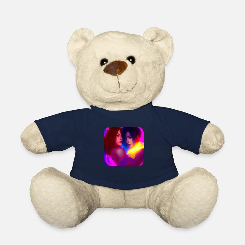 Amoureux - Nounours - bleu marine