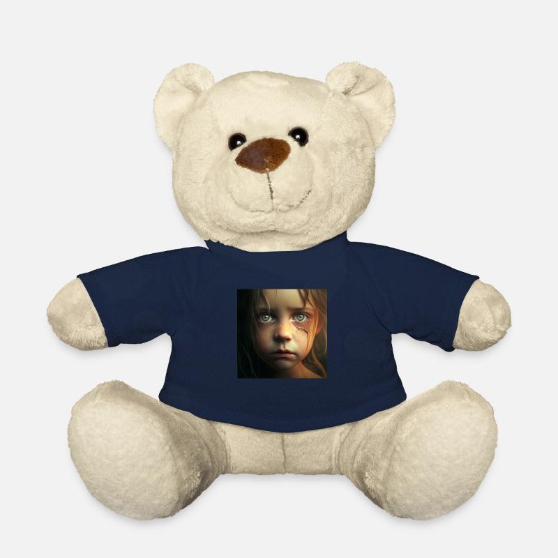 Trauriges Kind - Teddy - French Navy